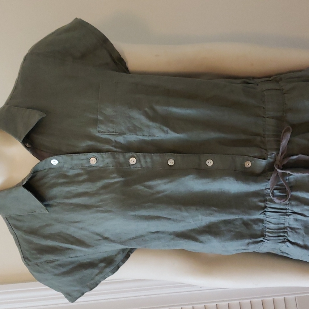 Cynthia Rowley 100% Linen Romper - Picture 2 of 5